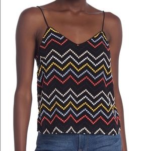 ❤️WAYF Embroidered Chevron Stripe Camisole❤️